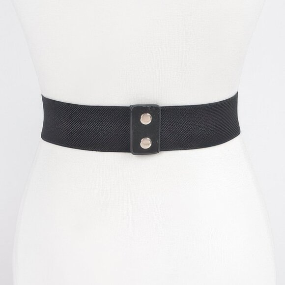 Multi Rhinestone Plus Size Elastic Belt main image 4
